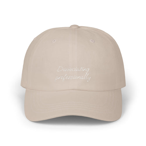 "Dissociating professionally" cap