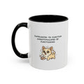 Caffeinated to function, stimulated by functioning Coffee Mug