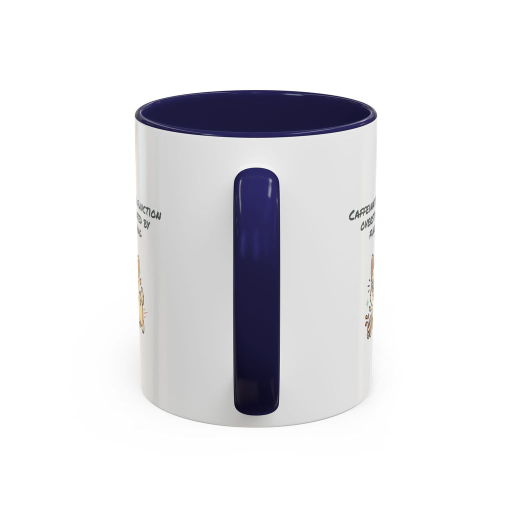 Caffeinated to function, stimulated by functioning Coffee Mug