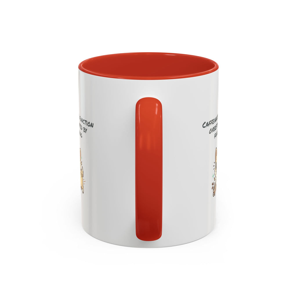 Caffeinated to function, stimulated by functioning Coffee Mug