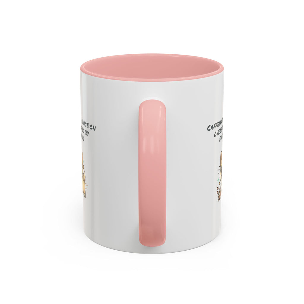 Caffeinated to function, stimulated by functioning Coffee Mug