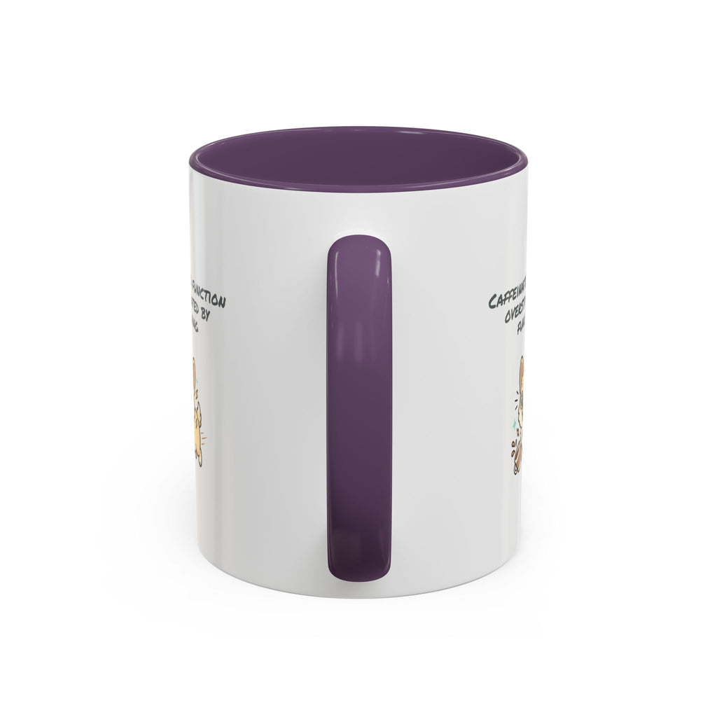 Caffeinated to function, stimulated by functioning Coffee Mug
