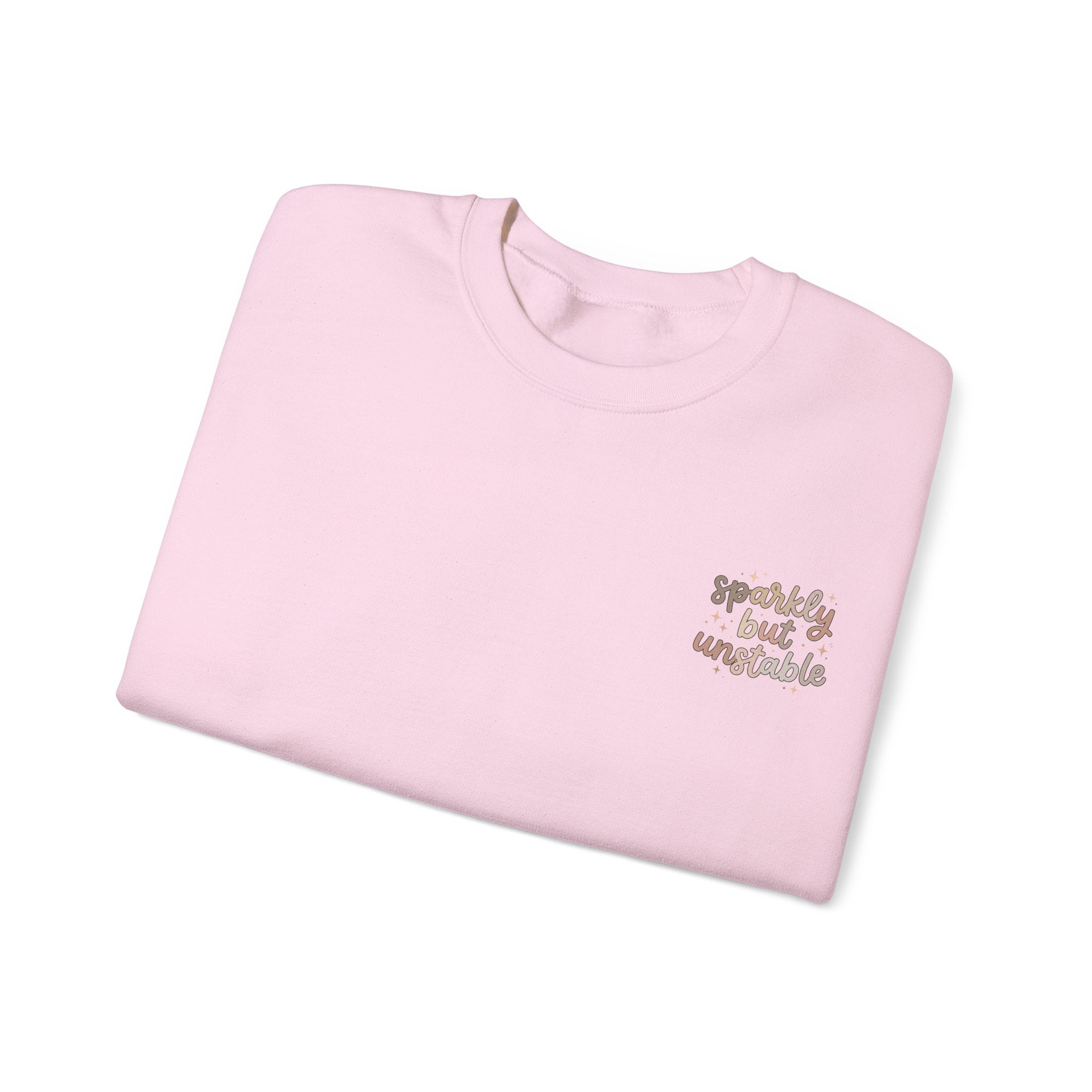 Sparkly But Unstable Crewneck Sweatshirt