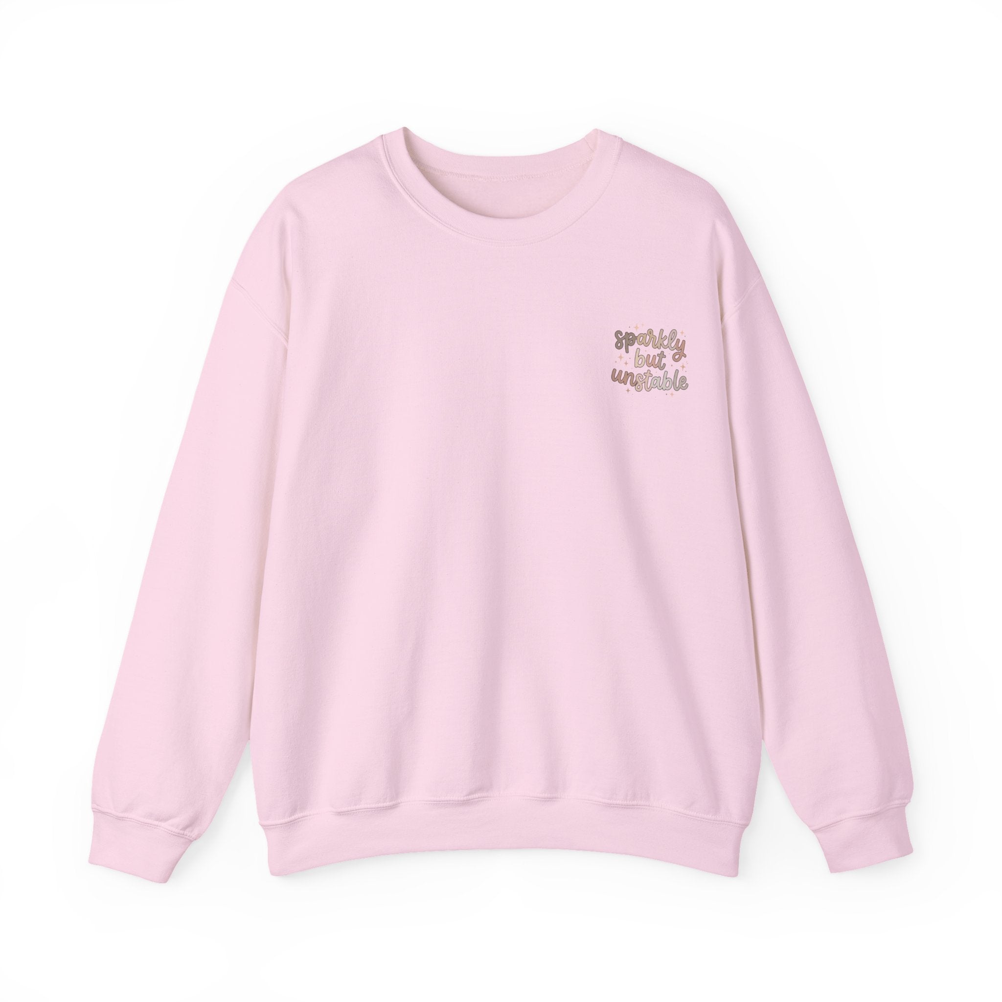 Sparkly But Unstable Crewneck Sweatshirt