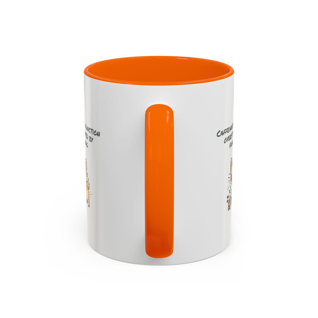 Caffeinated to function, stimulated by functioning Coffee Mug