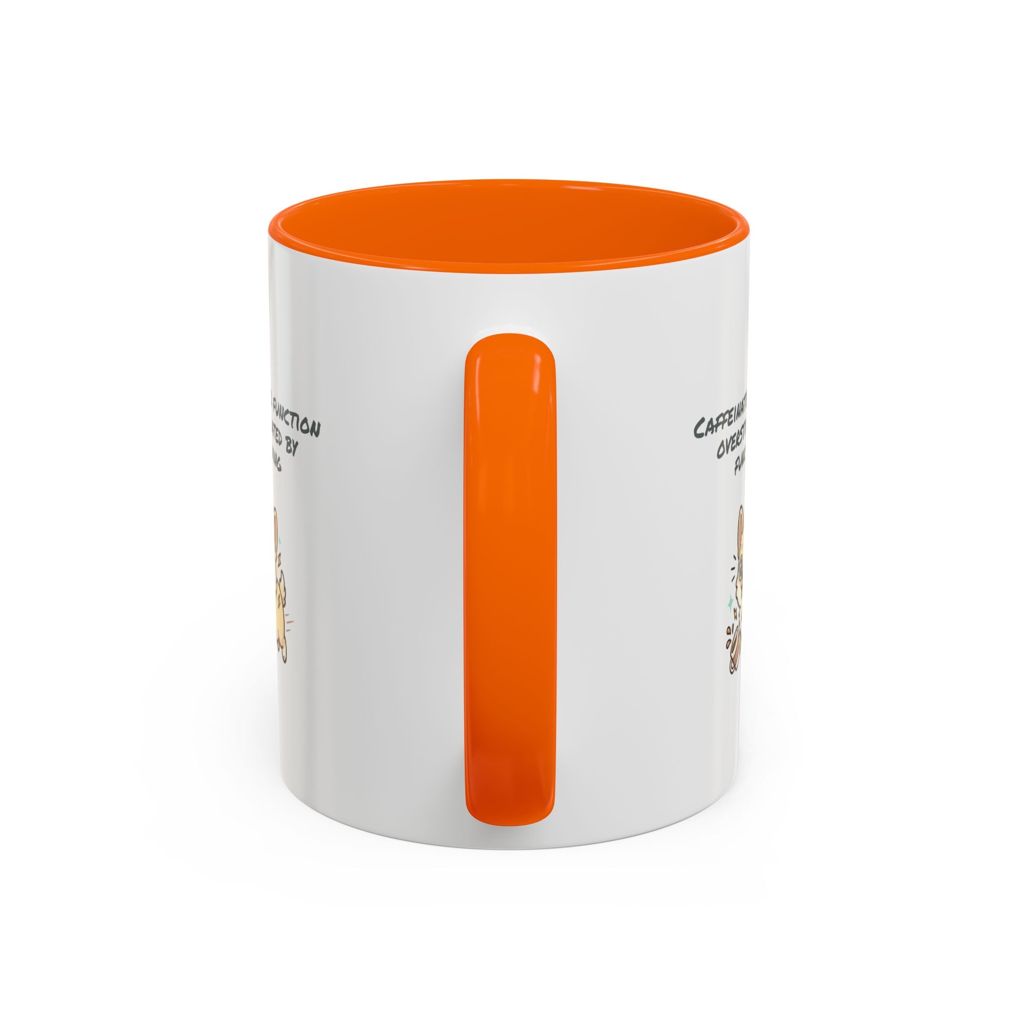 Caffeinated to function, stimulated by functioning Coffee Mug