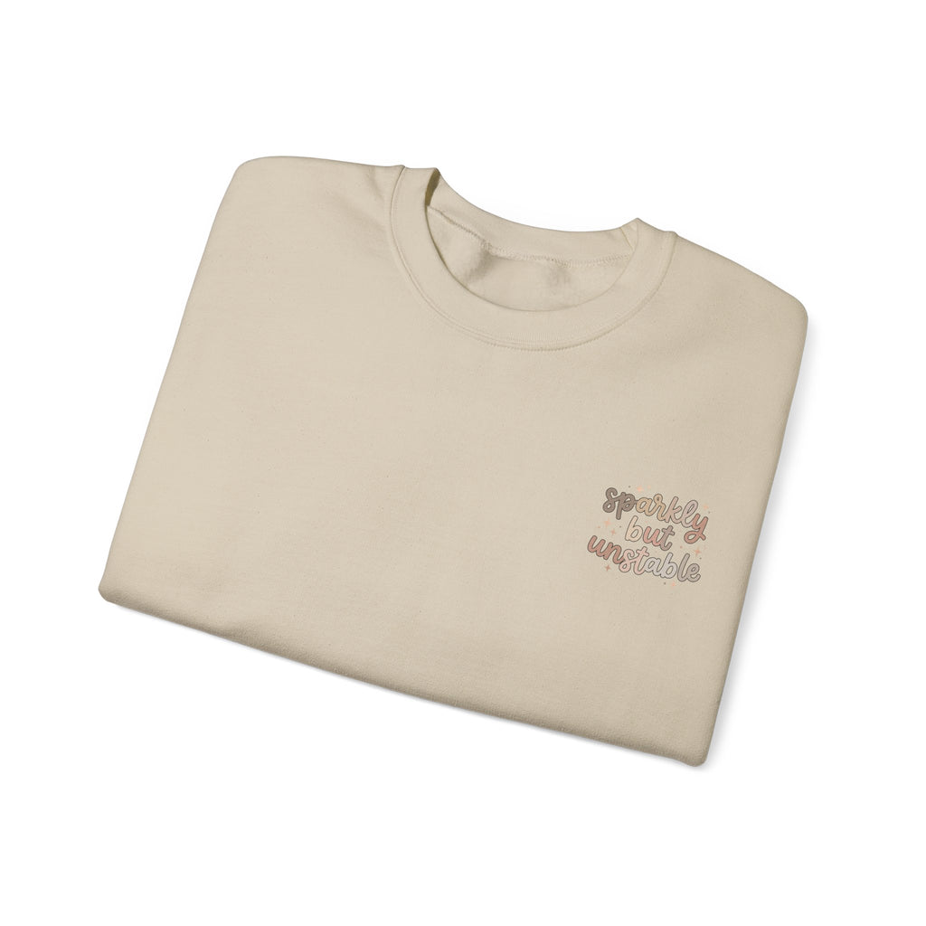 Sparkly But Unstable Crewneck Sweatshirt