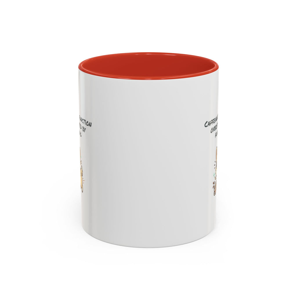 Caffeinated to function, stimulated by functioning Coffee Mug