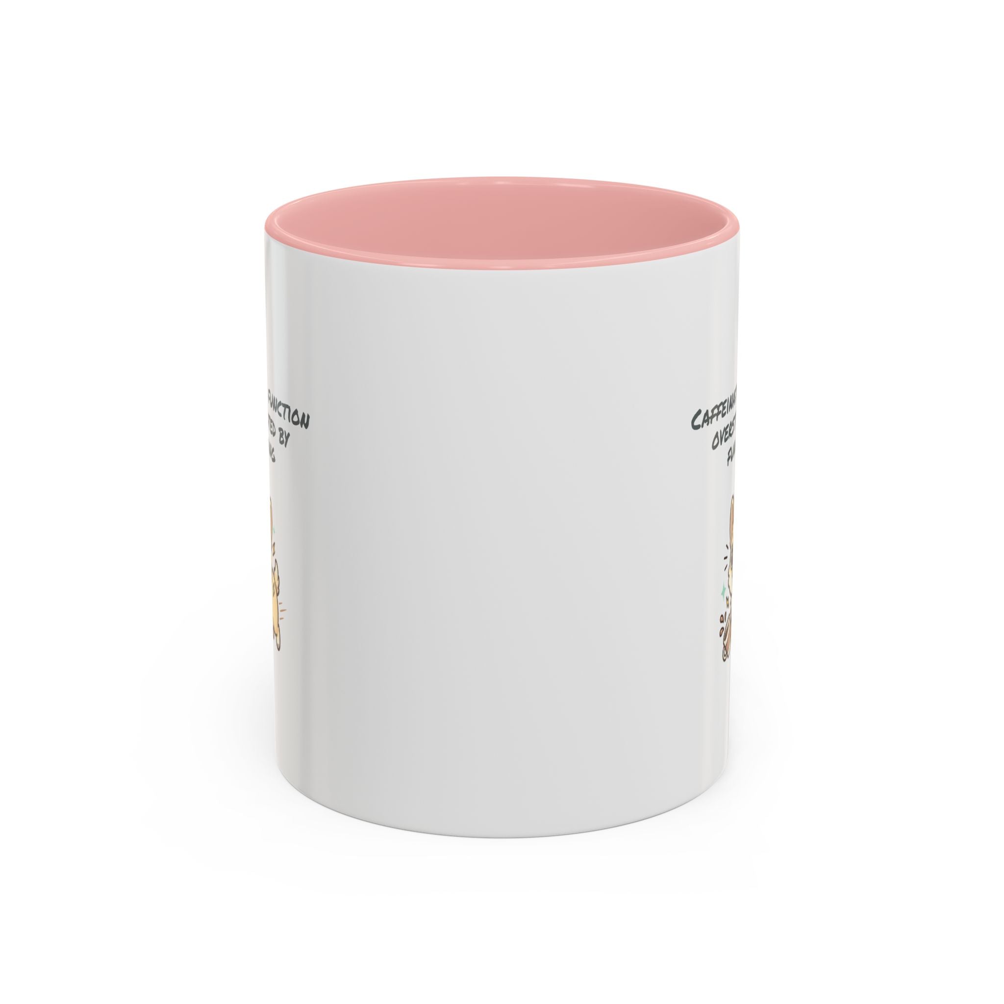 Caffeinated to function, stimulated by functioning Coffee Mug