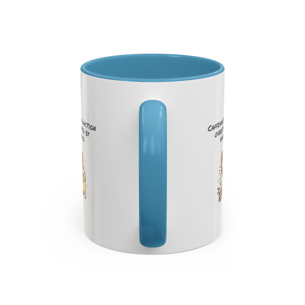 Caffeinated to function, stimulated by functioning Coffee Mug
